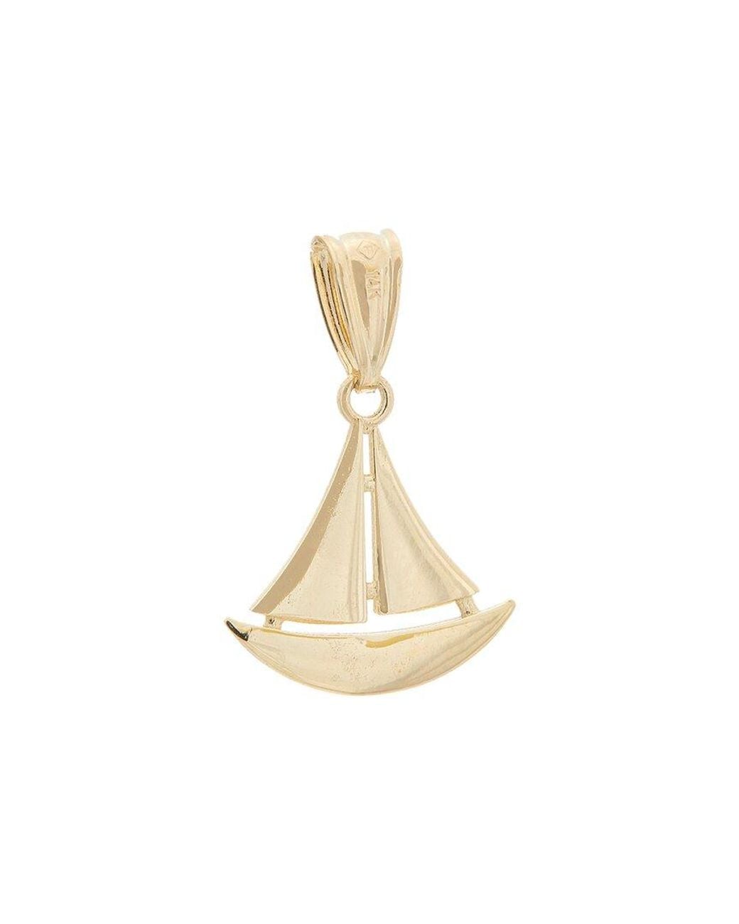 Italian Gold Metallic 14K Pendant