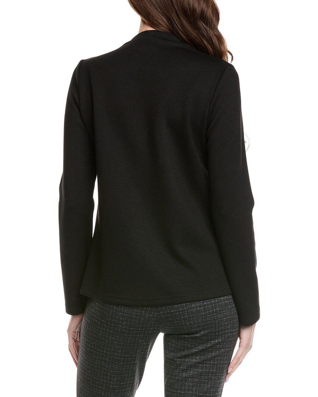 Joseph Ribkoff Black Drape Cardigan