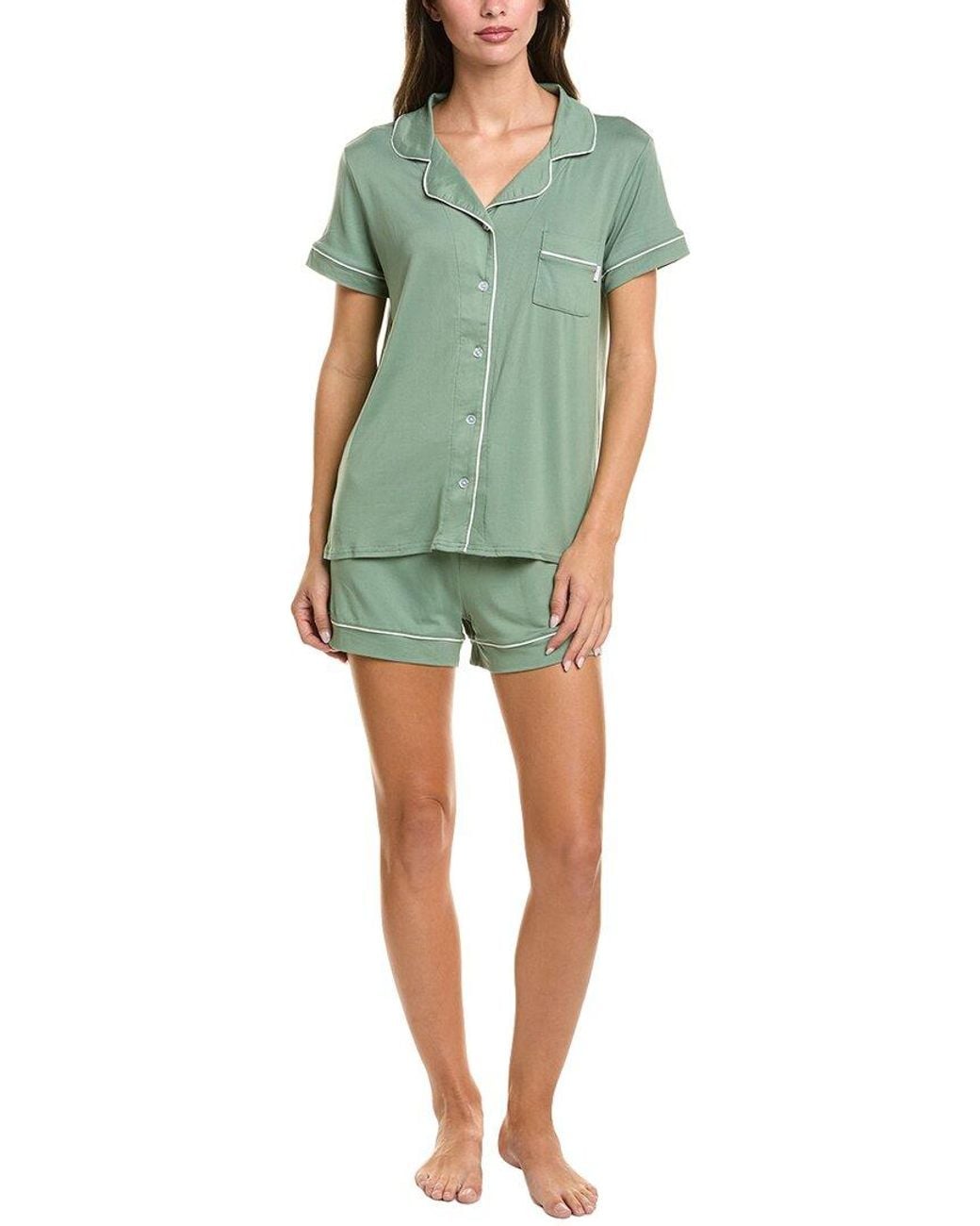 Sugar Green 2Pc Top & Short Lounge Set