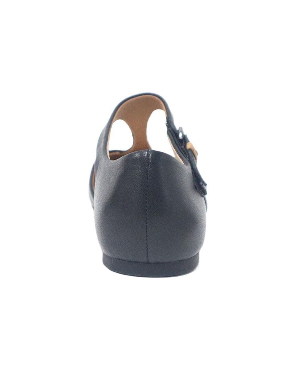 Gentle Souls Blue Wyatt Leather Flat
