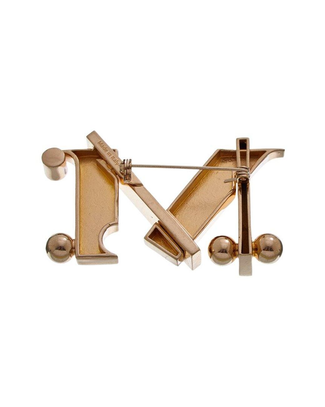 Weekend by Maxmara Natural Monogram Brooch