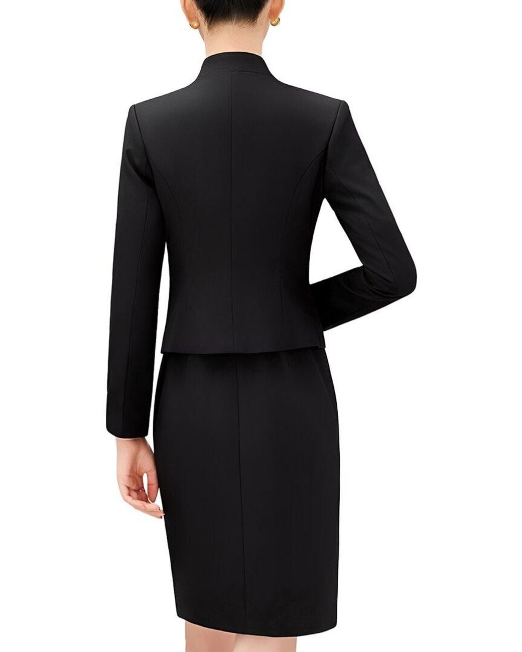 Olivia Taylor Black 2Pc Jacket & Dress Set