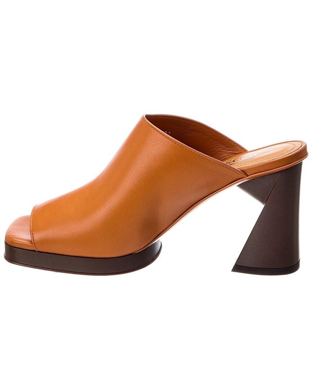 Tod's Brown 90 Leather Sandal