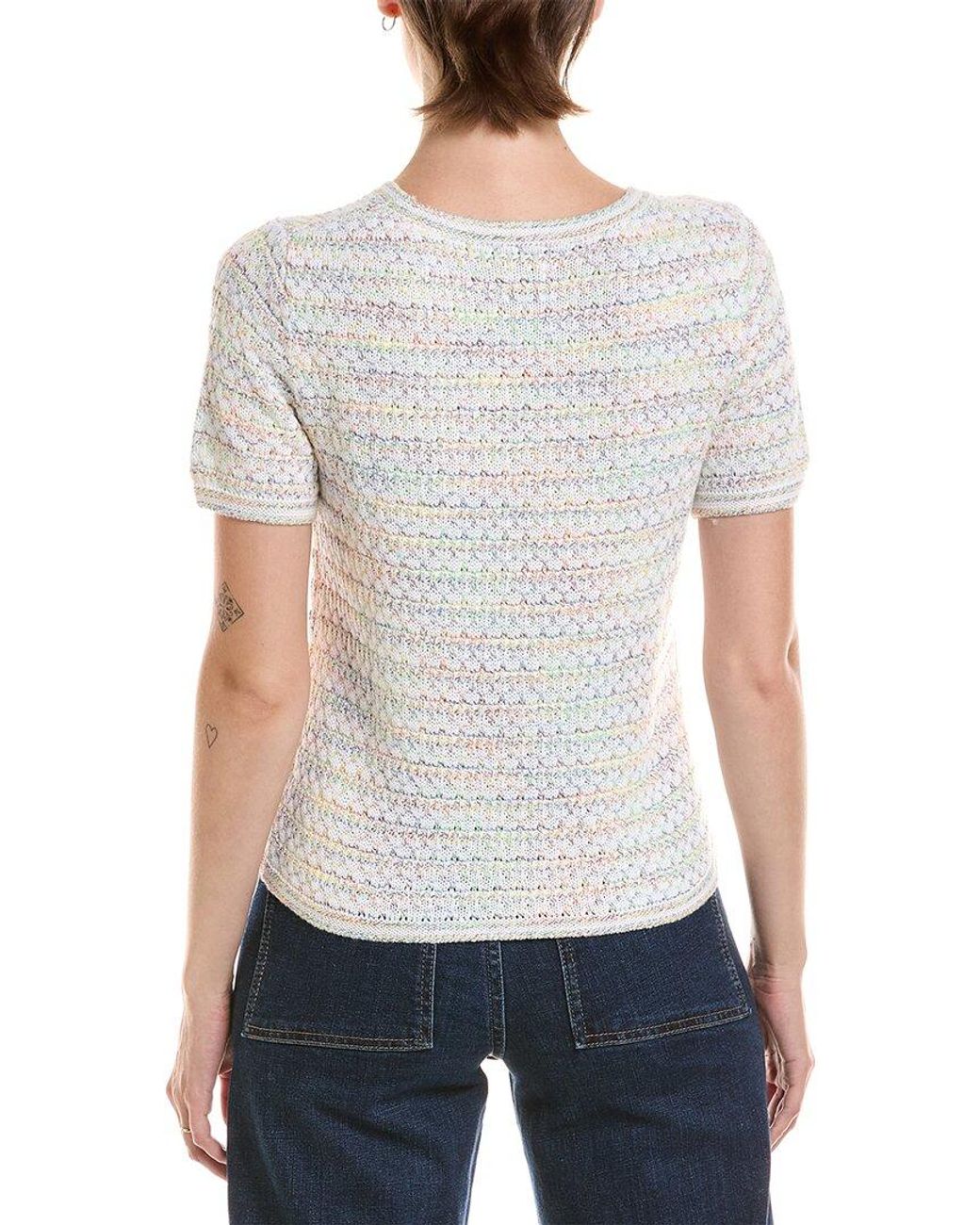 NIC+ZOE White Palette Mix Sweater T-Shirt
