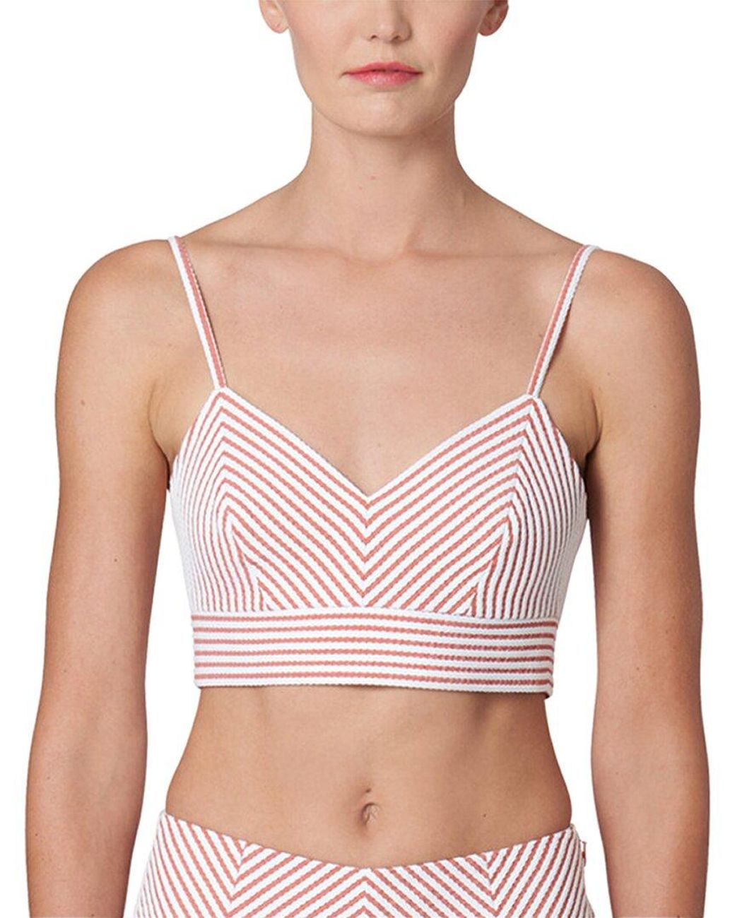 Carolina Herrera Green Cropped Bustier Top