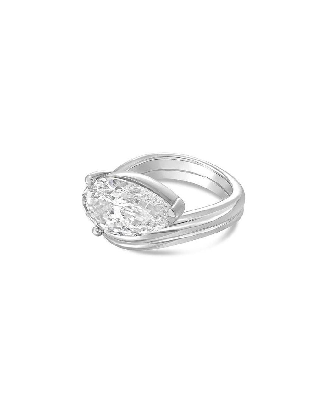 Diana M White Diana M. Platinum 10.00 Ct. Tw. Lab-Grown Diamond Solitaire Ring