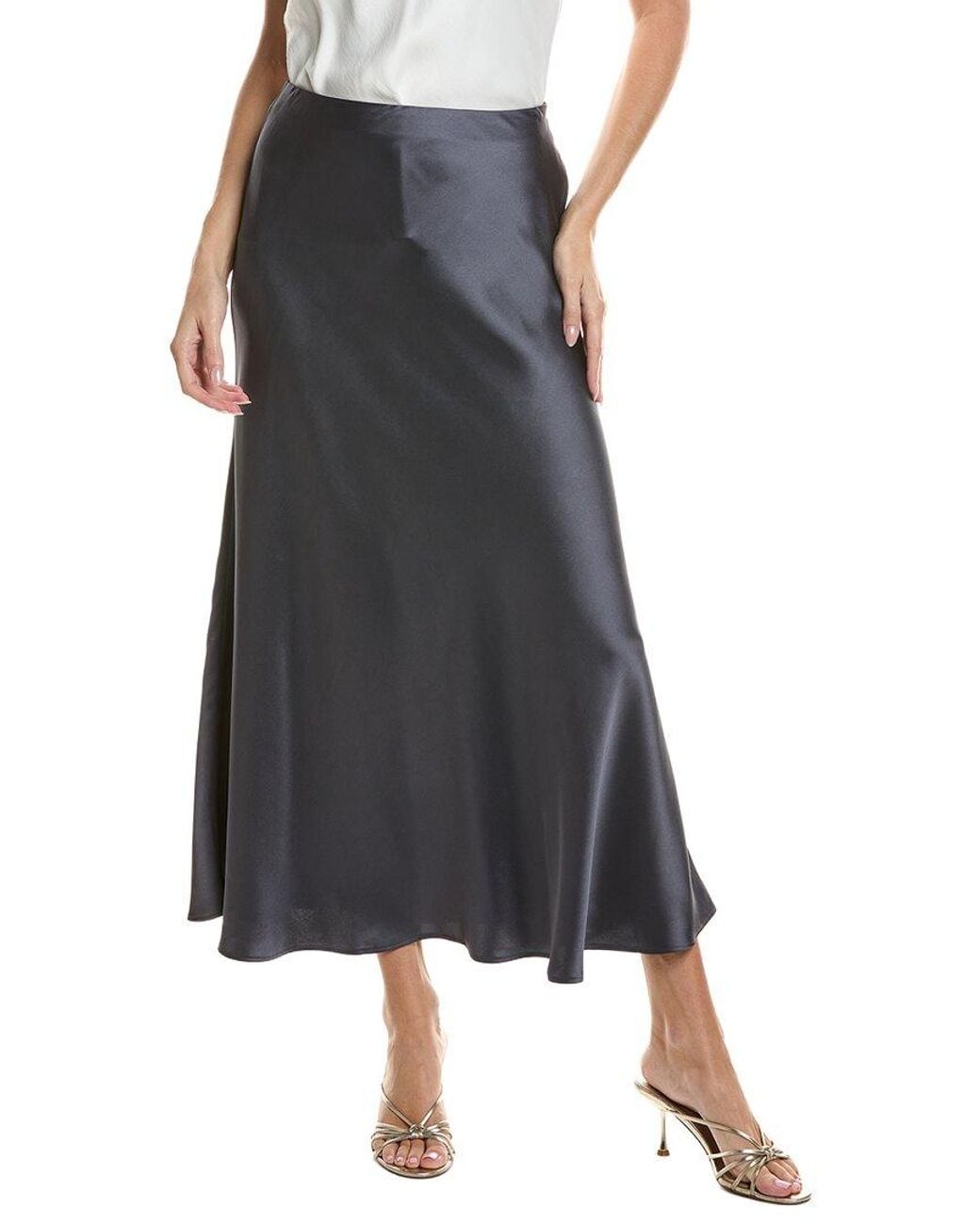 tyler boe Black Edie Charmeuse Skirt