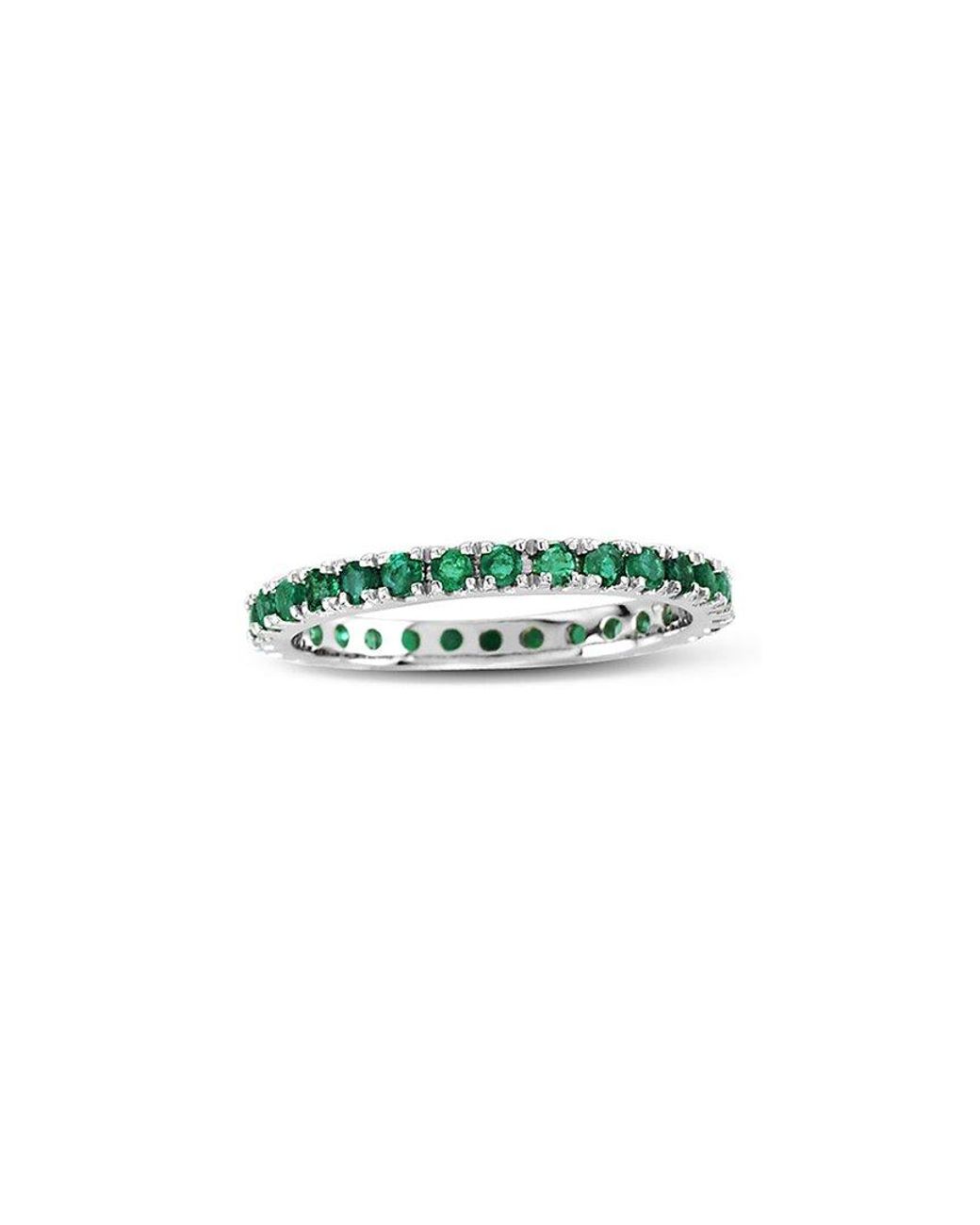 Diana M Green Fine Jewelry 14k 0.66 Ct. Tw. Emerald Eternity Ring