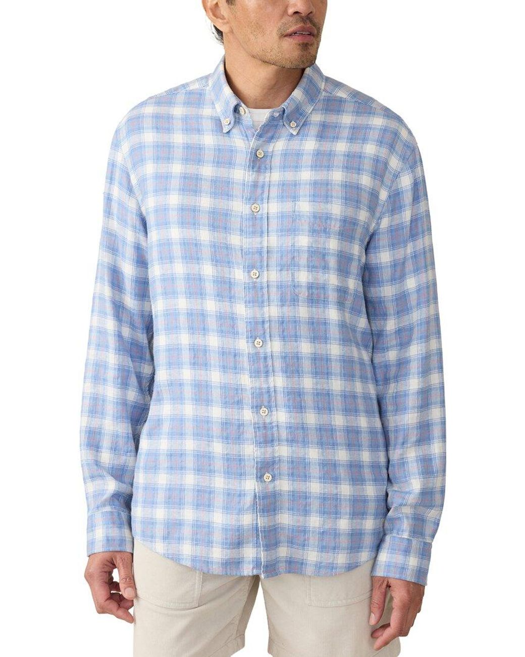 Faherty Brand Blue Breeze Shirt for men