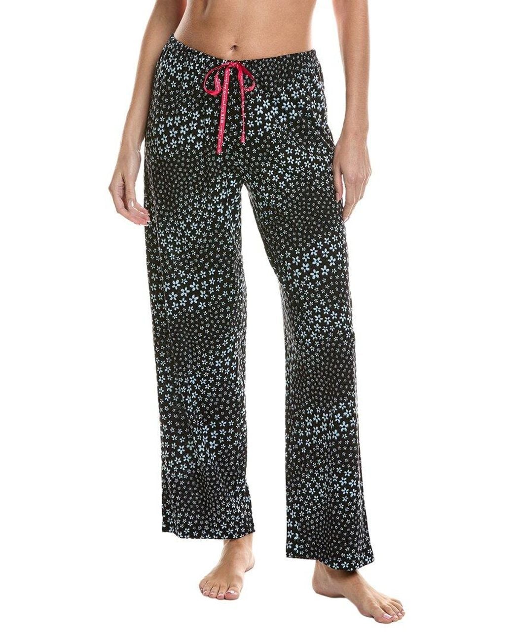 Hue Green Floral Rush Long Pajama Pant