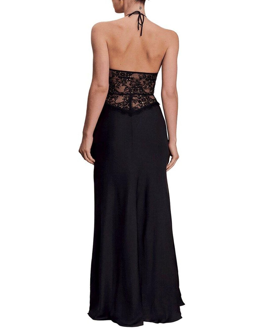 Dilireba Black Maxi Dress