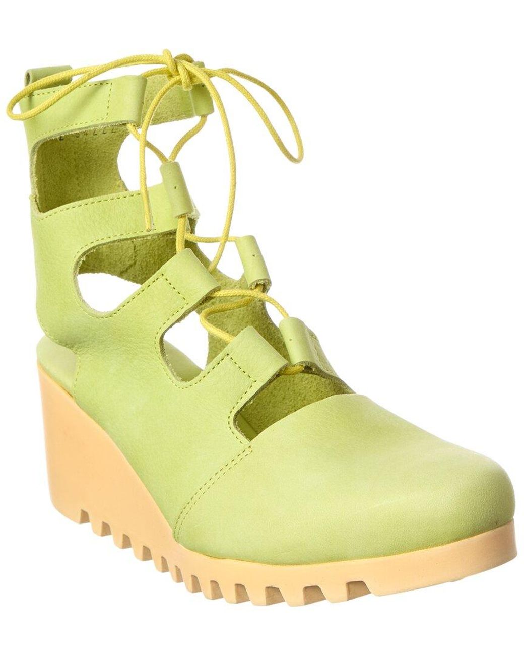 Arche Green Larily Leather Sandal