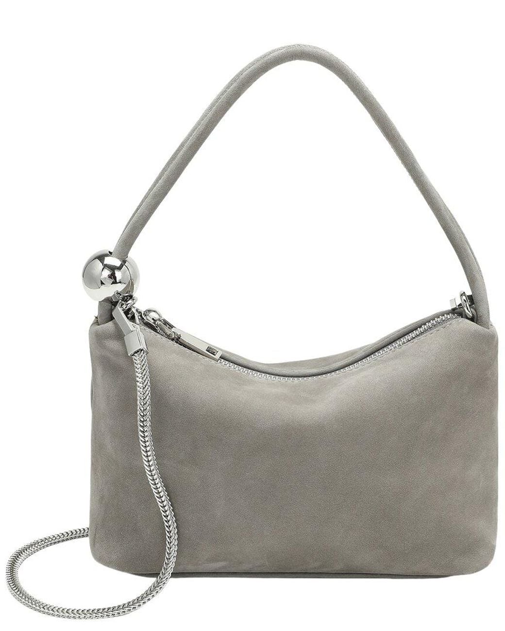 Tiffany & Fred Paris Gray Tiffany And Fred Paris Mini Suede Leather Shoulder Bag