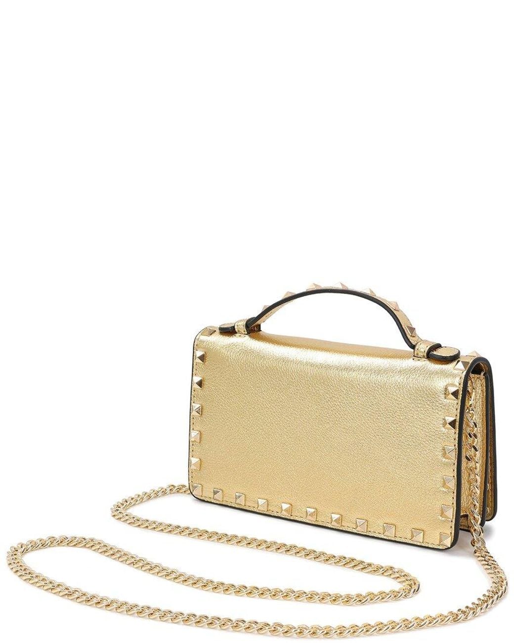 Tiffany & Fred Paris Natural Mini Pebbled Leather Crossbody