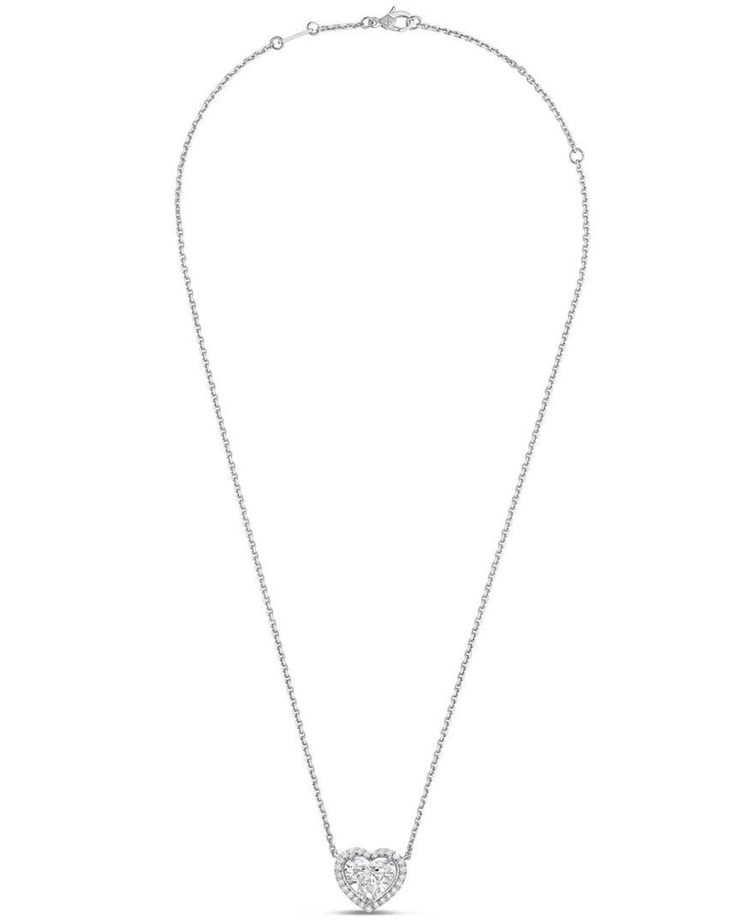 Diana M White 14K 3.00 Ct. Tw. Lab-Grown Diamond Solitaire Pendant