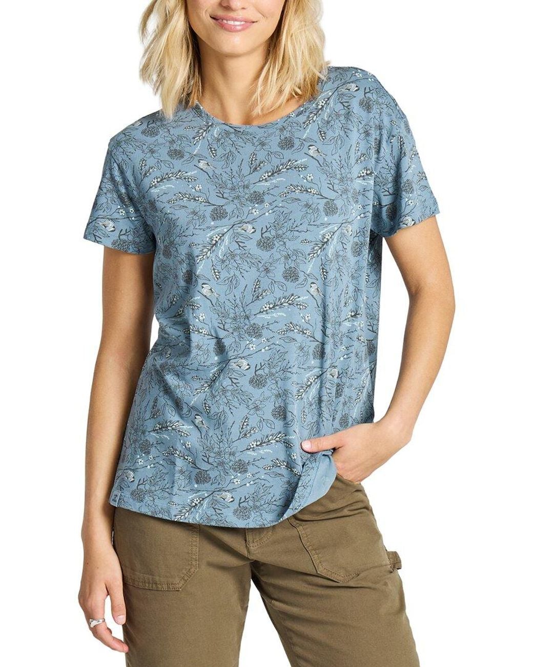 Life Is Good. Blue Crusher Lite T-Shirt