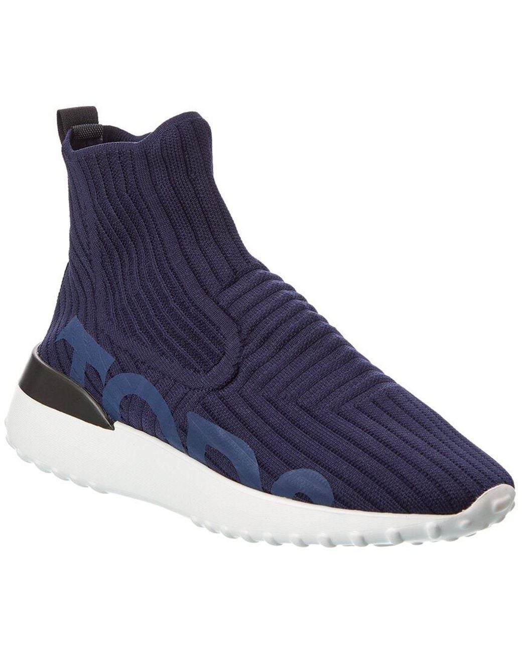 Tod's Blue Knit Sneaker