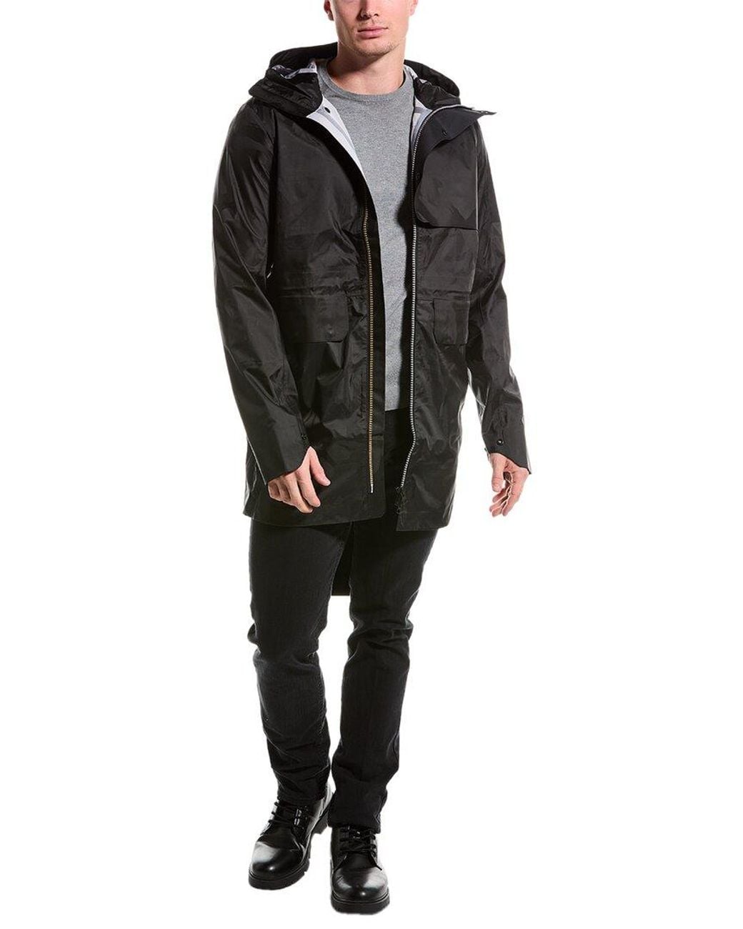 Canada Goose Black Long Jacket for men