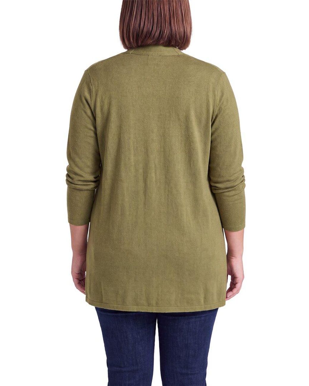 Anne Klein Green Plus Malibu Cardigan
