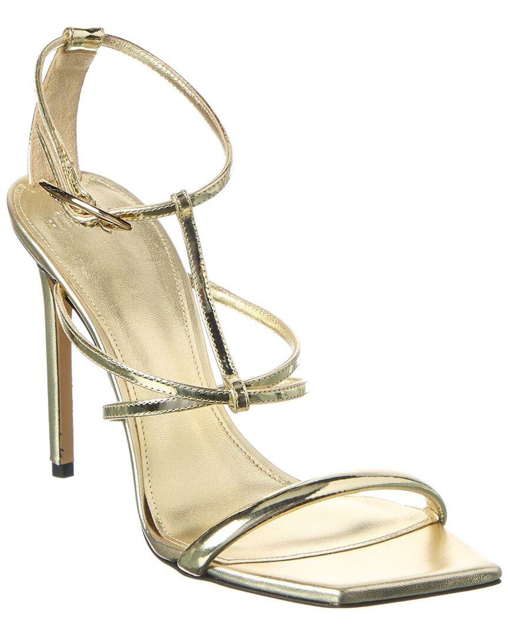 Alexandre Birman Metallic Phoebe 100 Leather Sandal