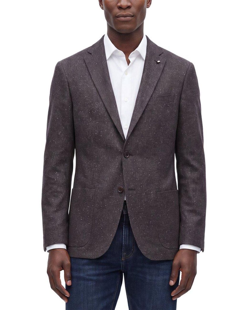 Corneliani Blue Cc Collection Wool & Silk-Blend Blazer for men