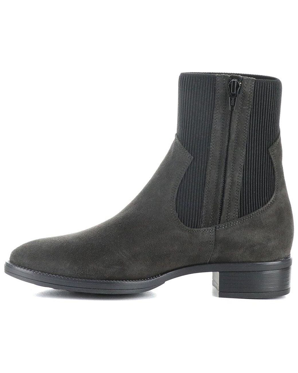 Bos. & Co. Black Alter Waterproof Suede Boot
