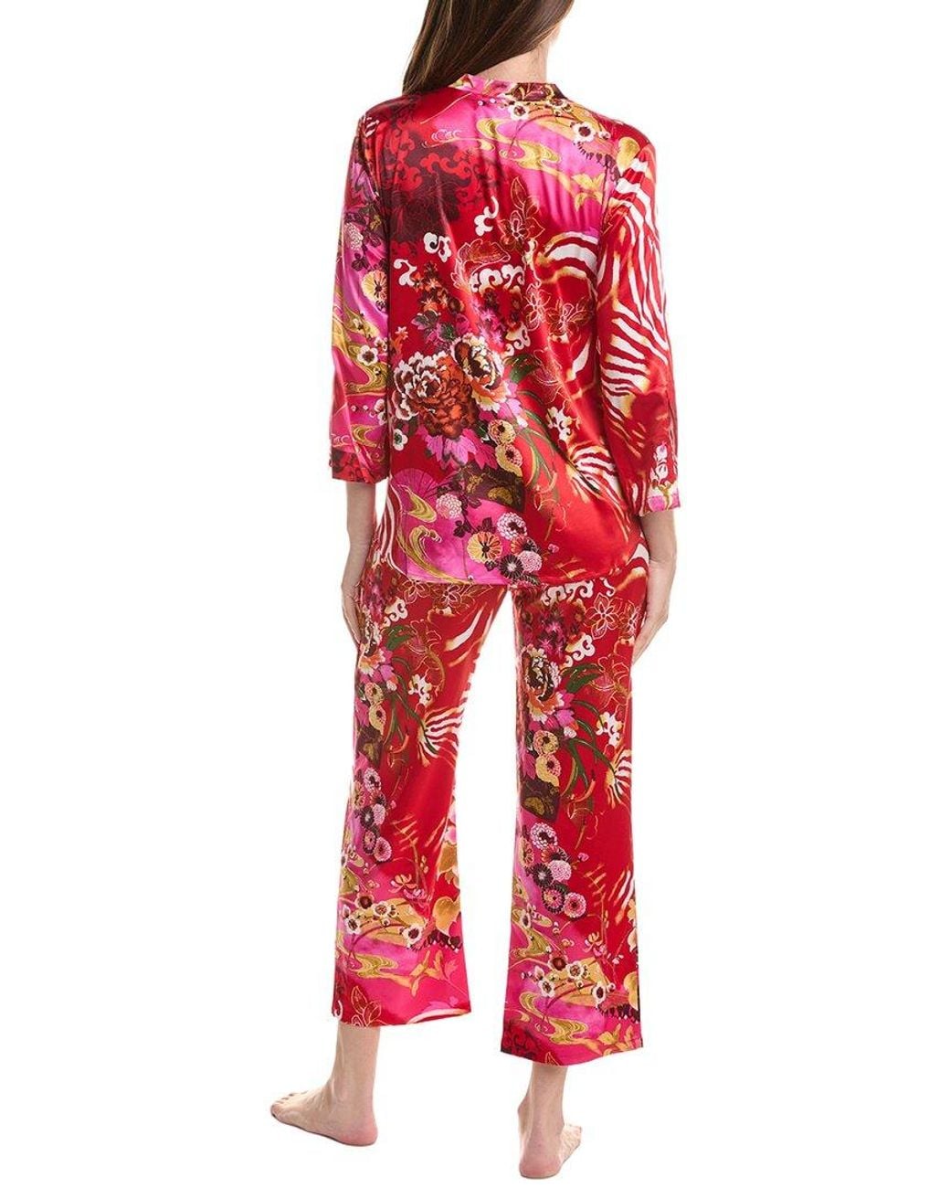 Natori Red 2Pc Pajama Set