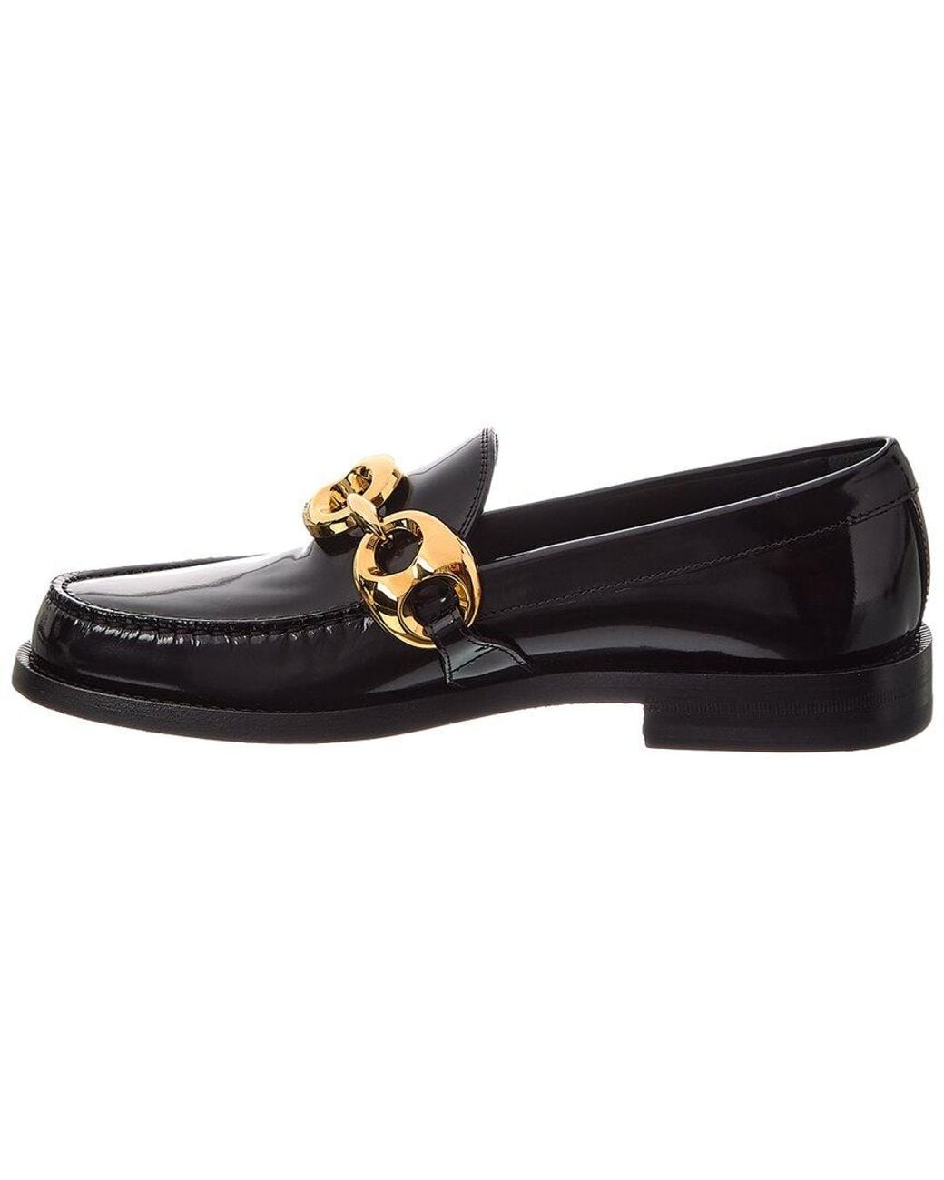 Gucci Black Horsebit Patent Loafer