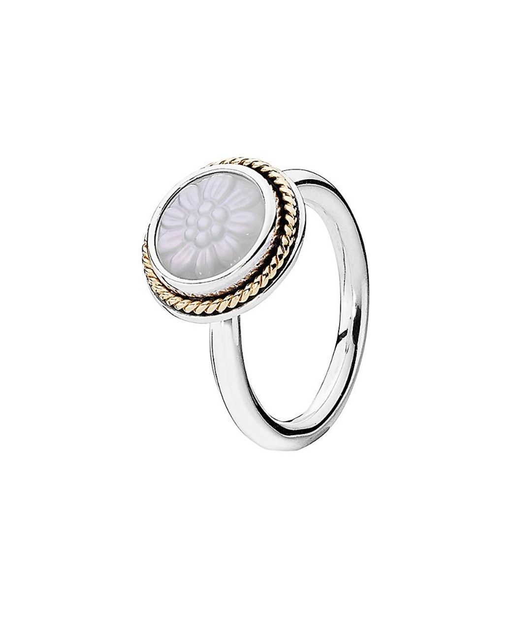 PANDORA Daisy Silver \u0026 18k Mother-of 