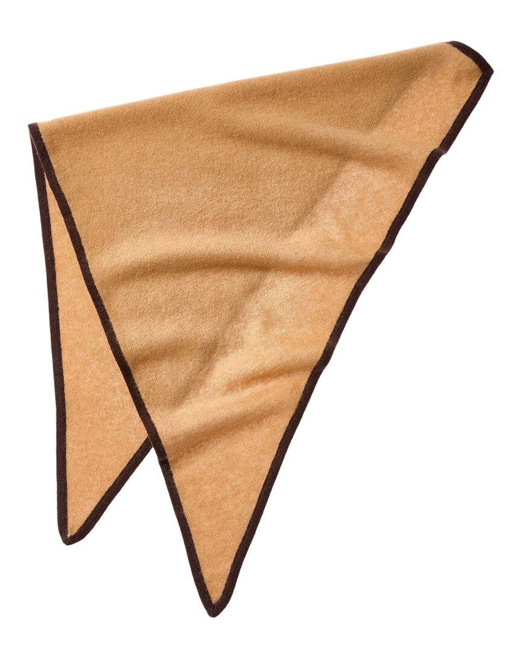 Phenix Natural Knit Triangle Cashmere Scarf
