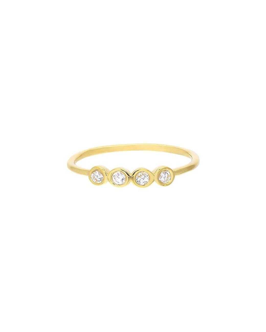 HAWLEY ST White 14K 0.12 Ct. Tw. Diamond Fashion Ring
