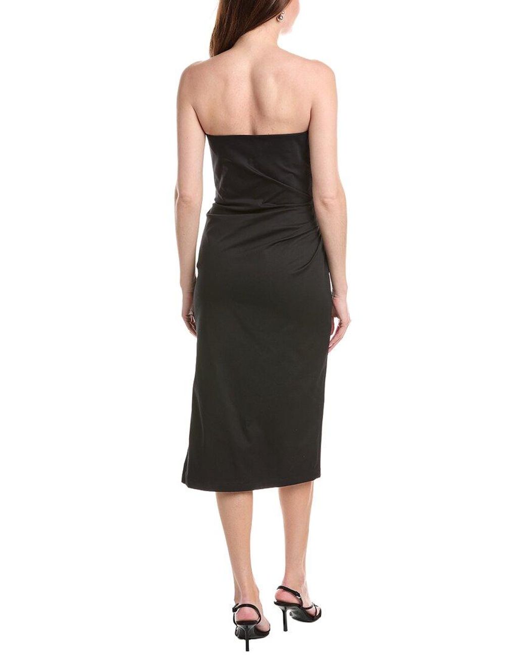 Max Mara Black Studio Agamia Midi Dress