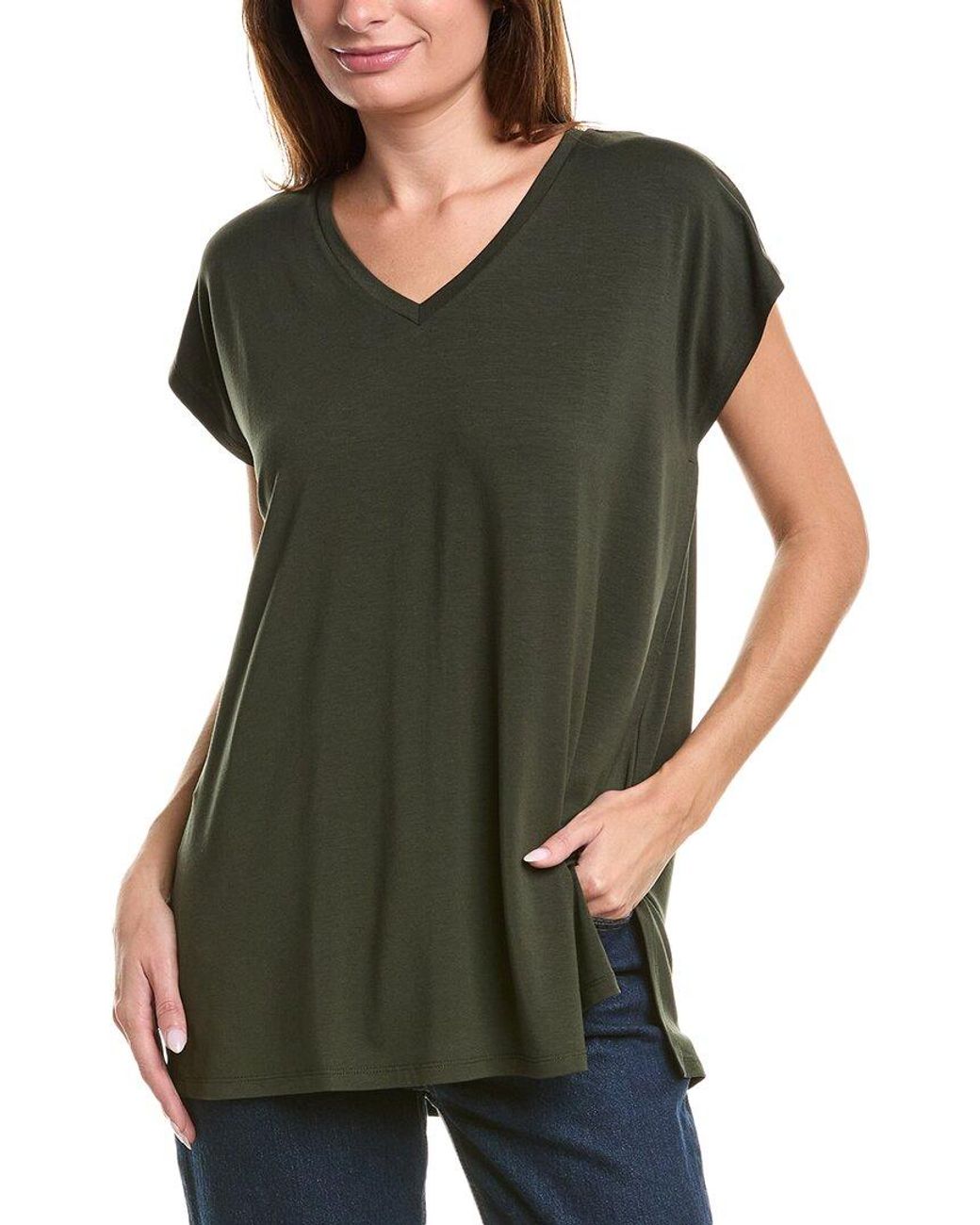Eileen fisher green sweater online