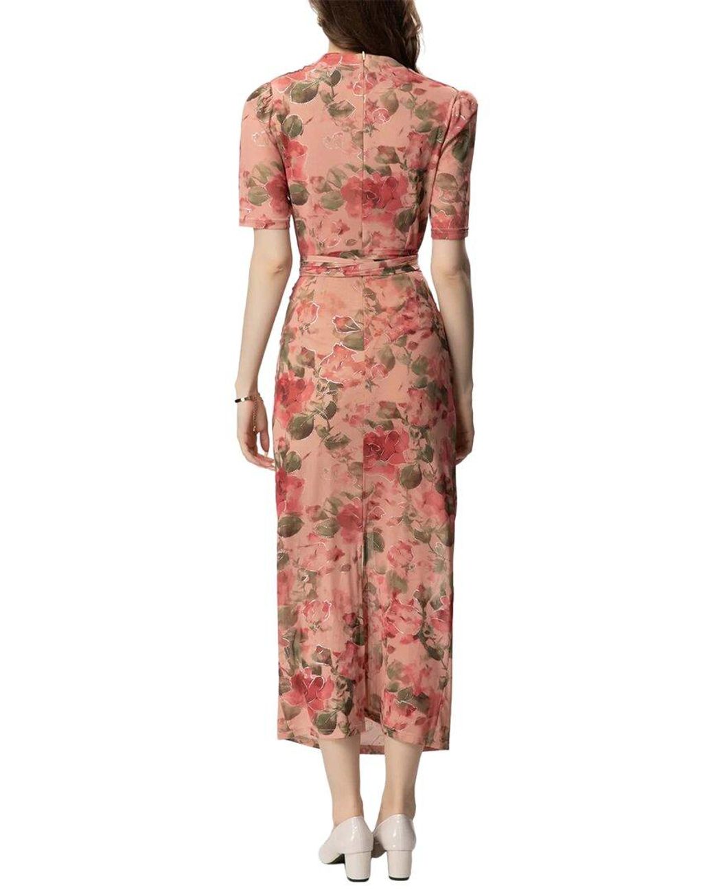 Lanelle Red Midi Dress