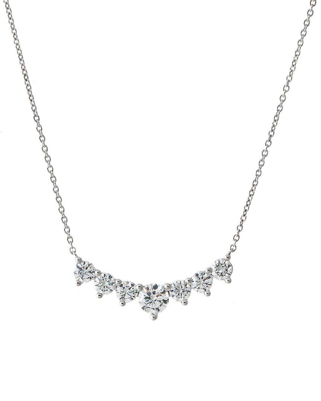 By Adina Eden Metallic 14K 0.94 Ct. Tw. Lab-Grown Diamond Necklace