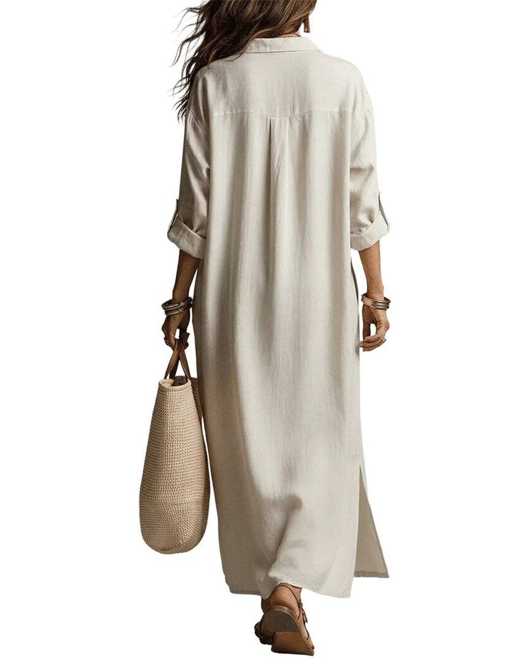 Olivia Taylor Natural Maxi Dress