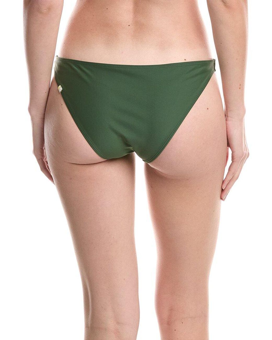 summersalt Green The Low Rise Bikini Bottom