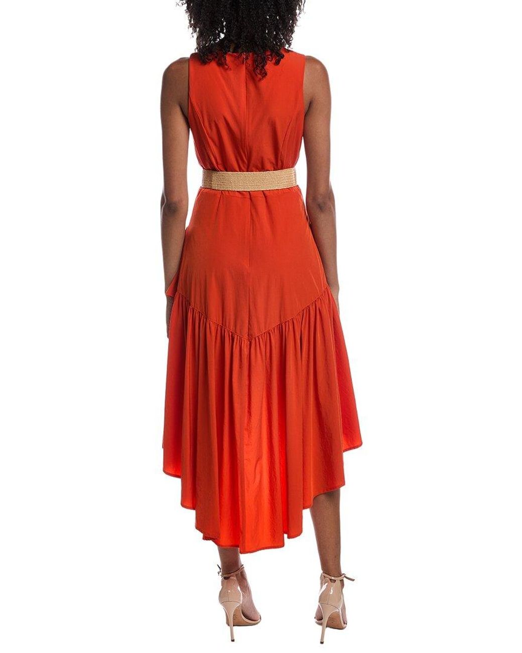 Pascale La Mode Red Midi Dress