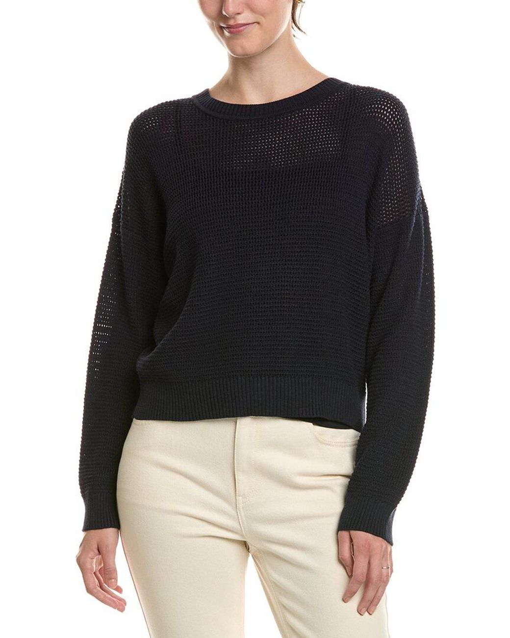 Eileen Fisher Black Crewneck Sweater