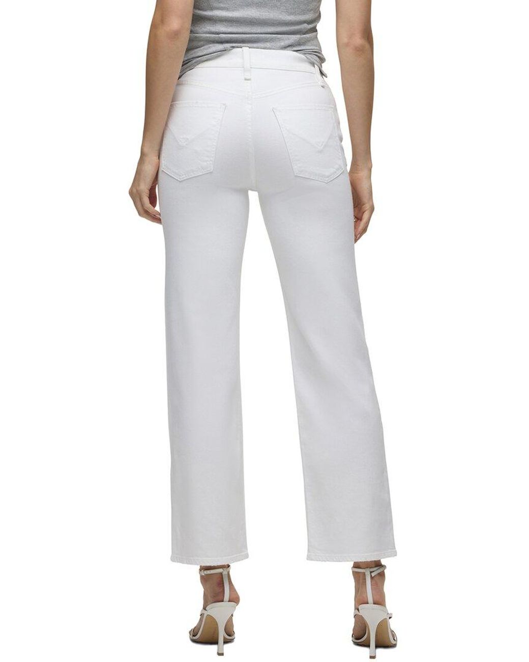 Hudson Multicolor Remi High-Rise Straight Ankle Jean