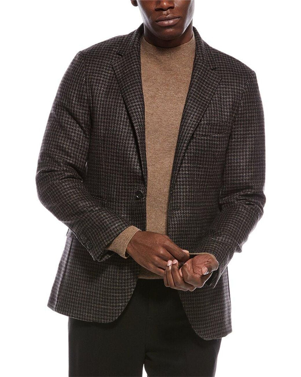 J.McLaughlin Black Suffolk Jacket for men