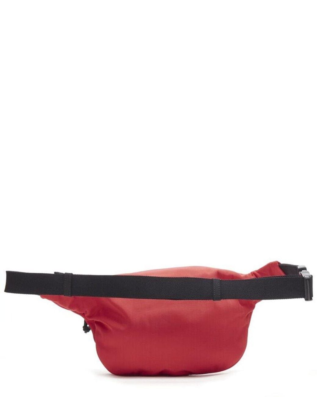 Balenciaga Red Nylon Explorer Logo Dual Pocket Belt Bag, Never Carried (Authentic Pre-Loved)