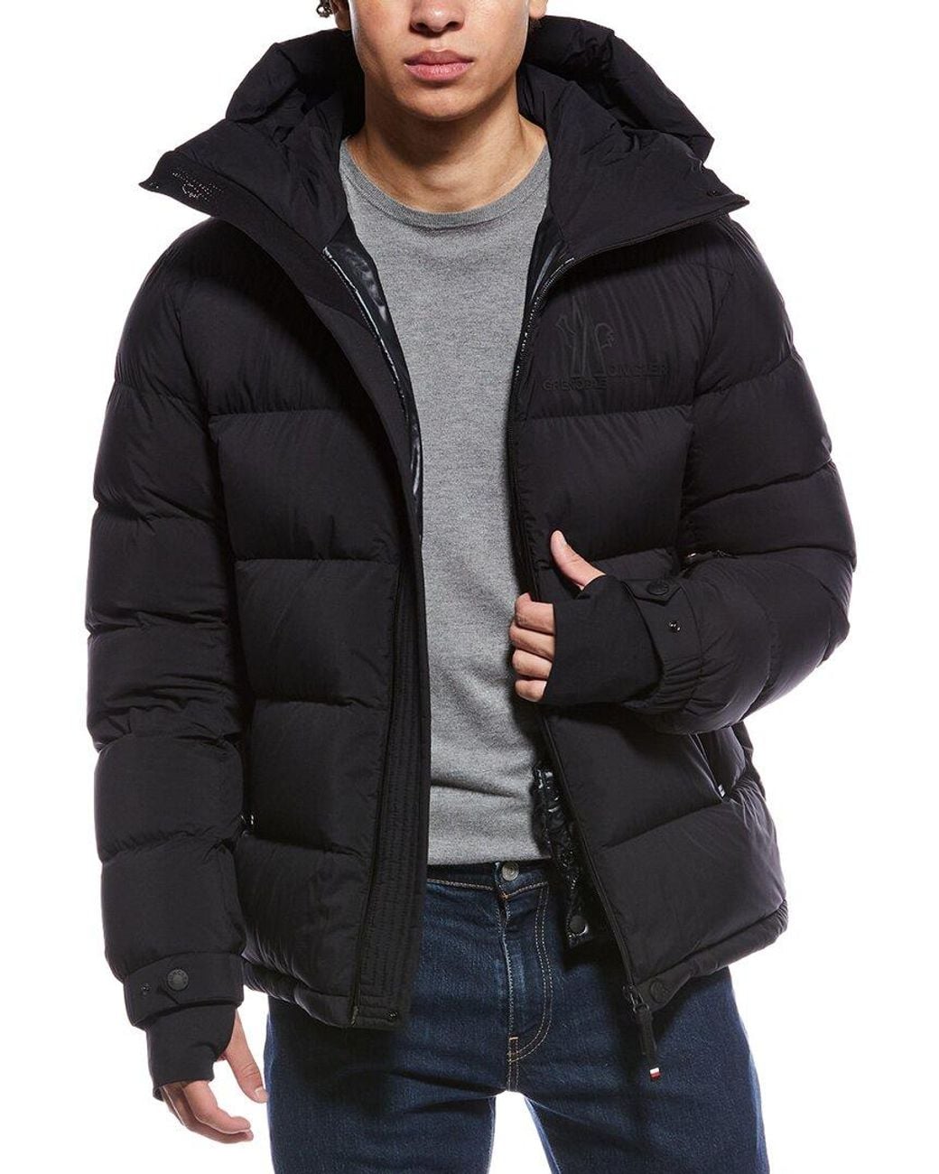 Moncler Black Down Puffer Jacket for men
