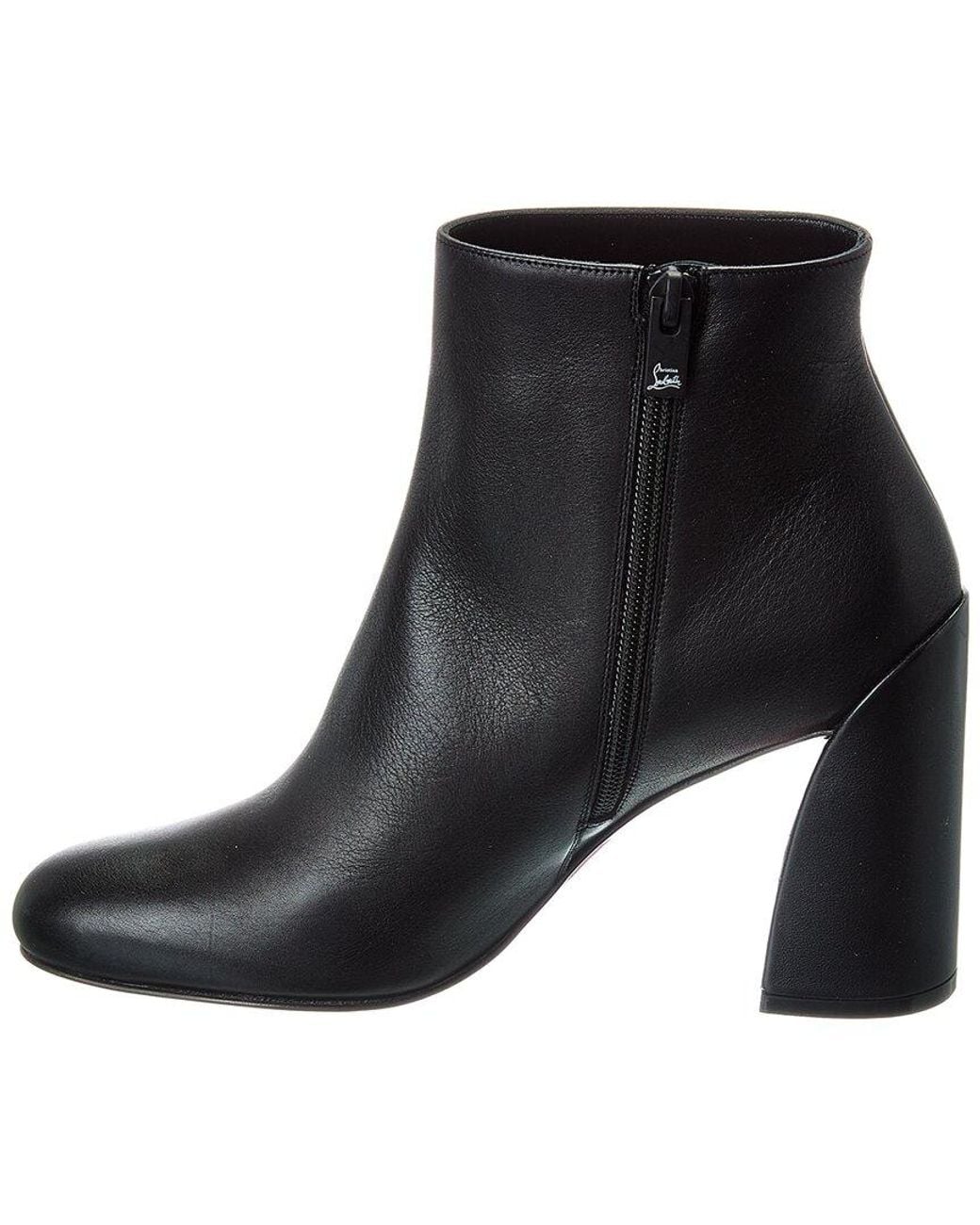 Christian Louboutin Black Jane 85 Leather Bootie