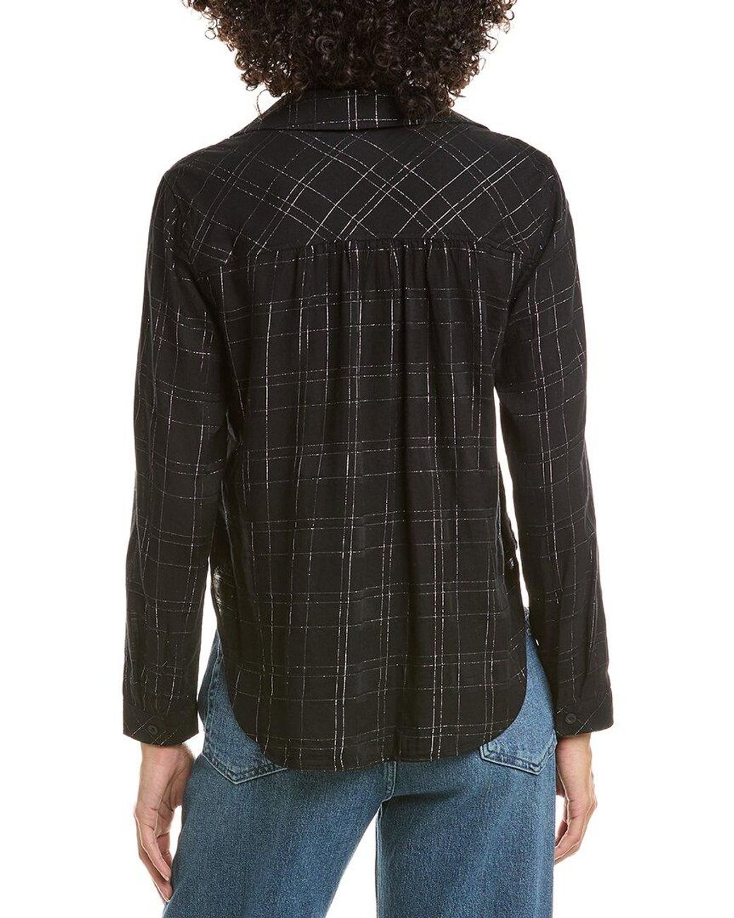 Bella Dahl Black Button Down Shirt