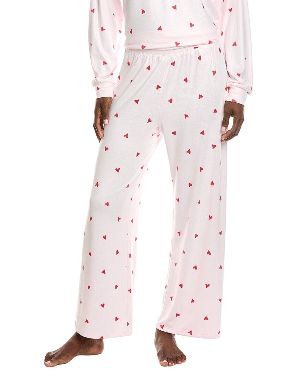 Z Supply Pink Luxe Heart Pant