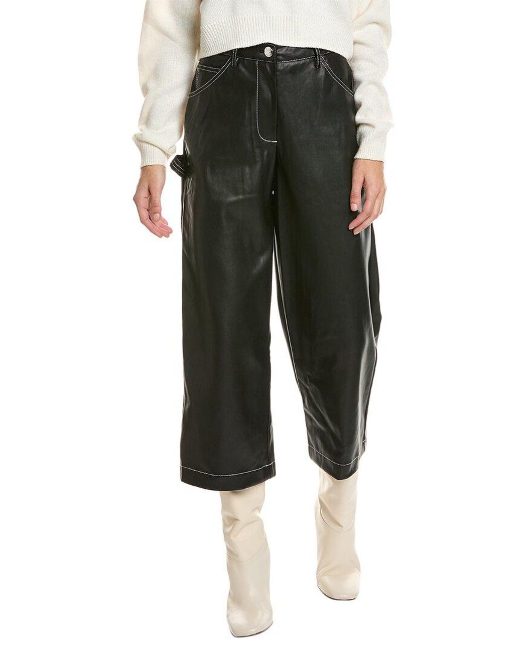 Staud Green Cropped Domino Pant
