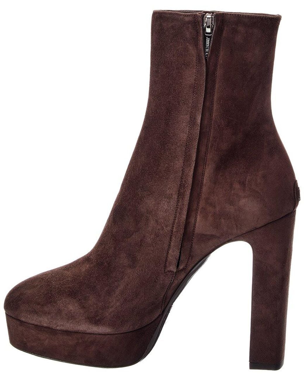 Jimmy Choo Purple Marene 120 Suede Bootie