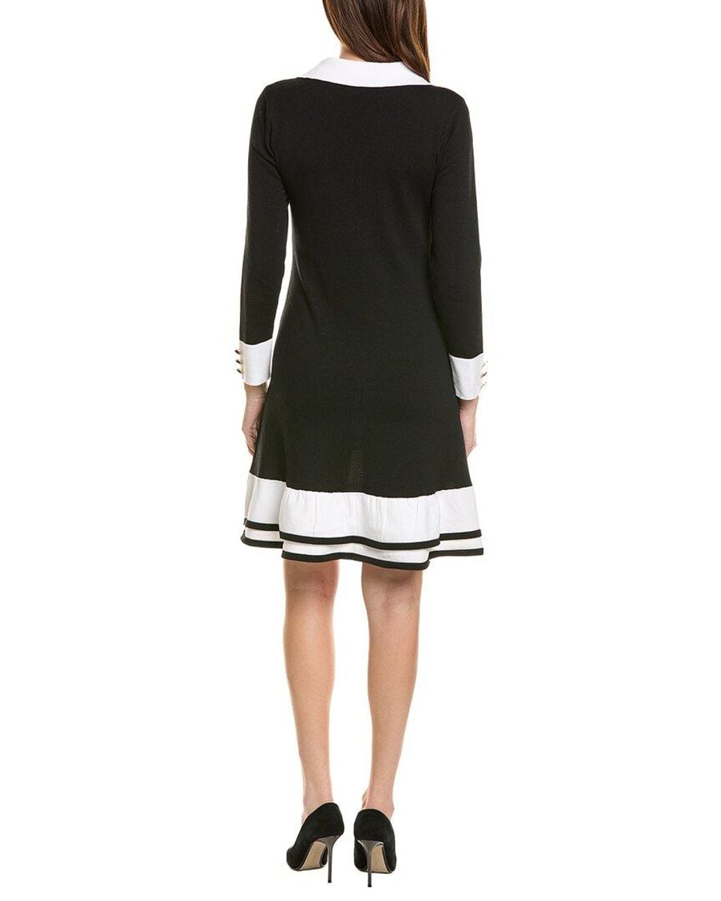 Sharagano Black Nanette Nanette Lepore Sweaterdress