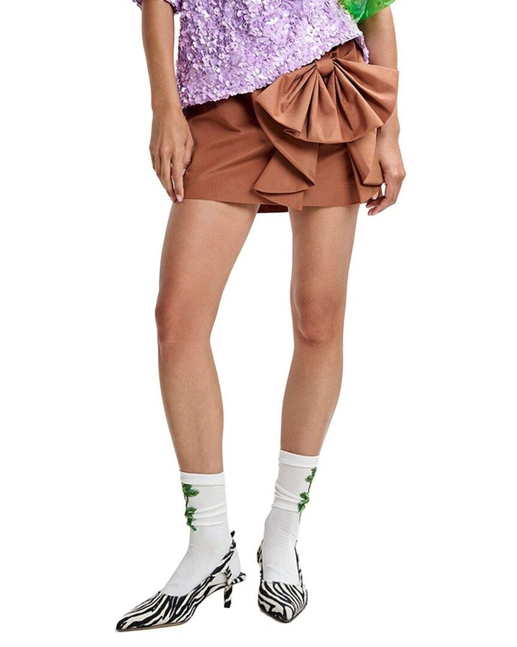 Essentiel Antwerp Orange Joyous Skirt